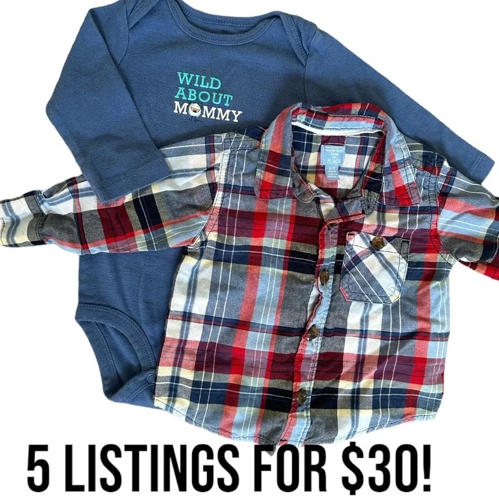 6-9 Months Boy Shirts Clothes